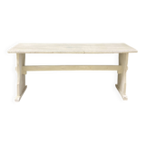 Weathered wooden bench