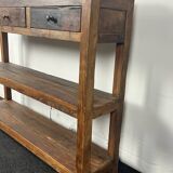 Old wooden console