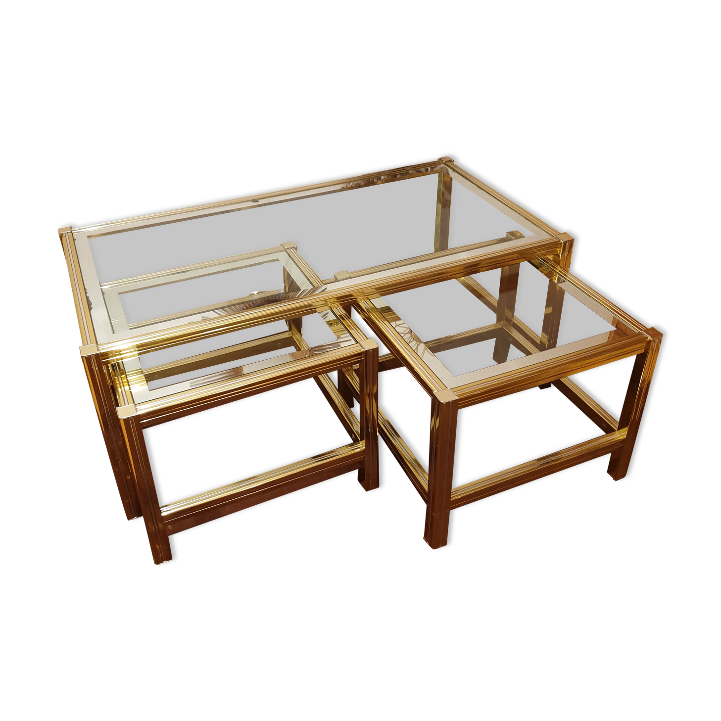 Tables gigognes Rochebobois vintage