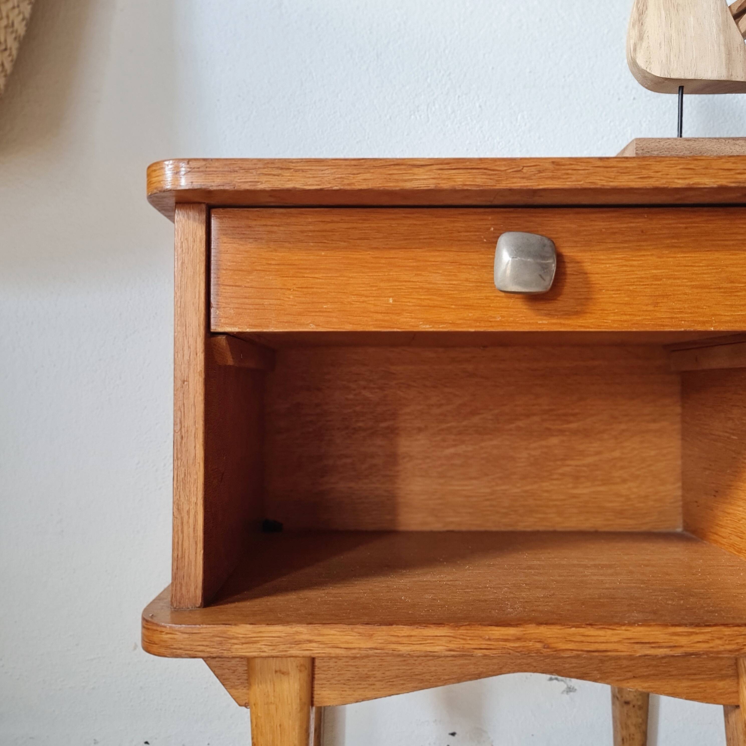 Small vintage Scandinavian bedside table – Mid-Century Design