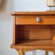 Small vintage Scandinavian bedside table – Mid-Century Design