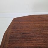 Italian Square Coffee Table in Chamfered Walnut, Stildomus, 1960s