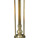 Edwardian brass standard lamp