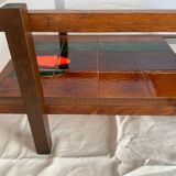 Ceramic and glass coffee table