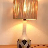 Lampe en céramique années 50