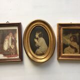 Assortiment de 3 tableaux anciens