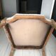 Louis XVI period armchair in raw wood