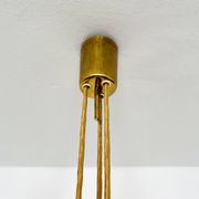 Unique Pendant Lamp with Counterweight by Vereinigte Werkstätten München