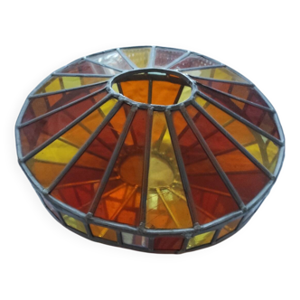 Stained glass chandelier