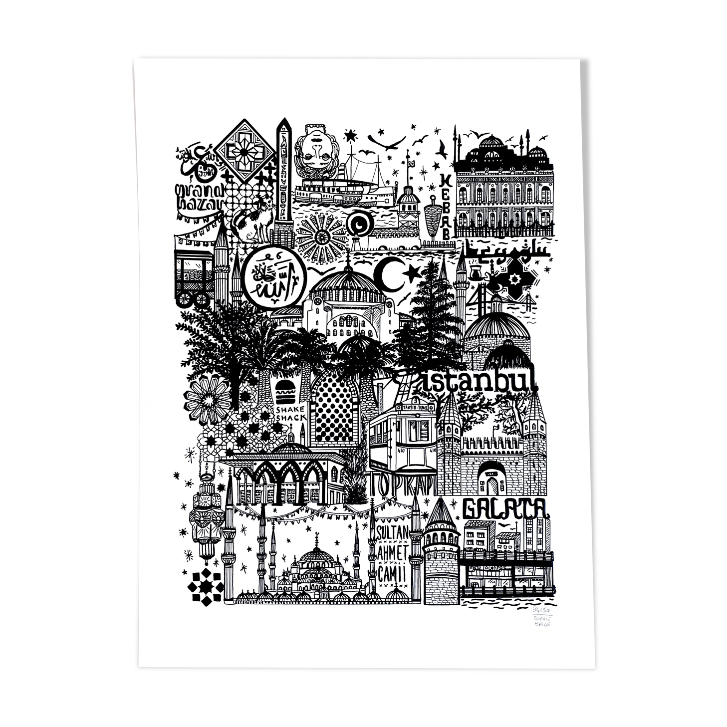 Istanbul screenprint