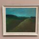 Huile sur toile originale suédoise – "Paysage" par Dina Mortensen – Signé DM – Vintage et encadré – 53 × 45,5 cm (20,9" × 17,9")