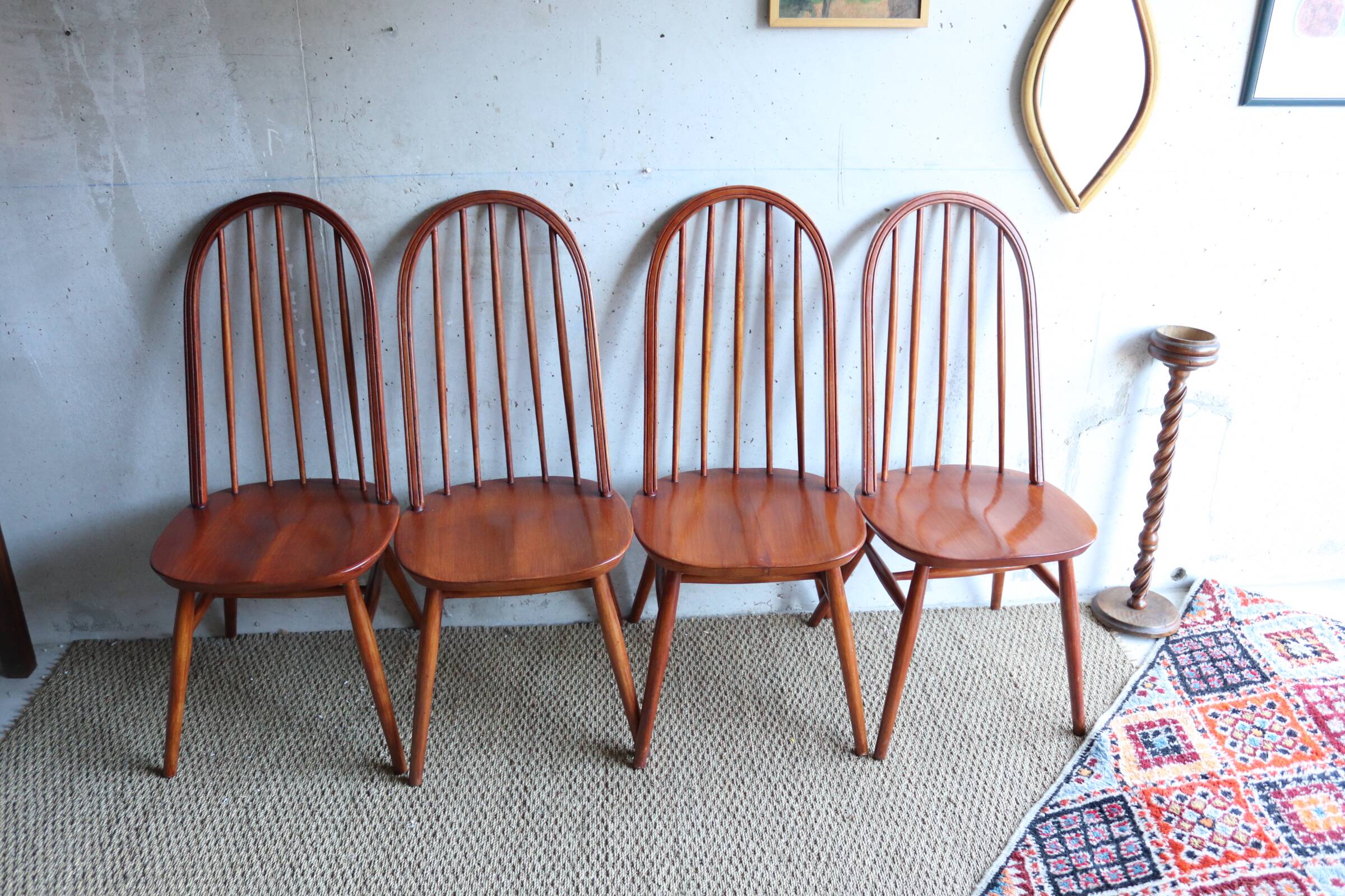 4 vintage Quaker chairs from the 60s
