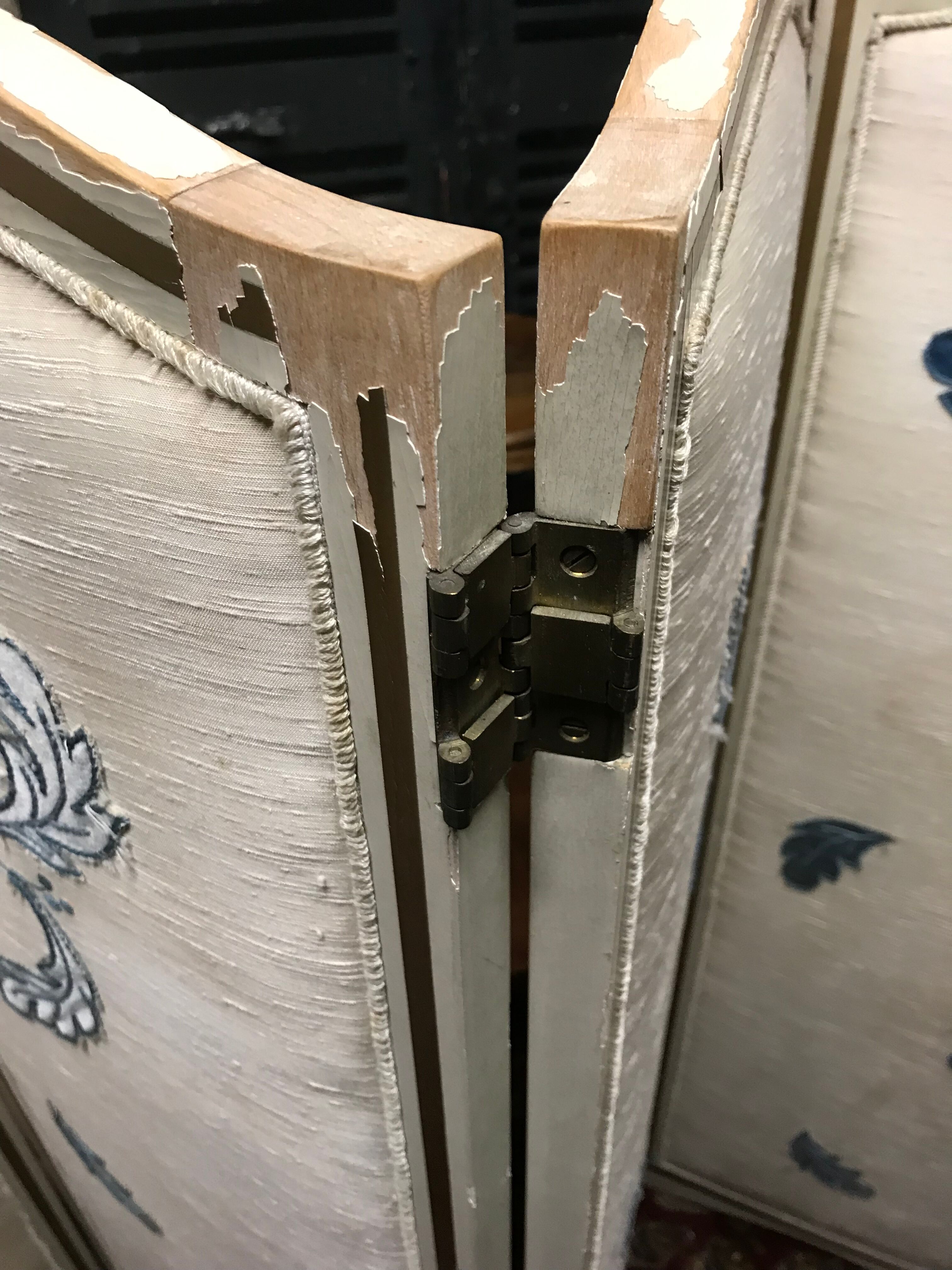 Old screen wood art deco