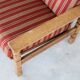 Brutalist sofa and chair set | vintage sofa | 1960s | oak.