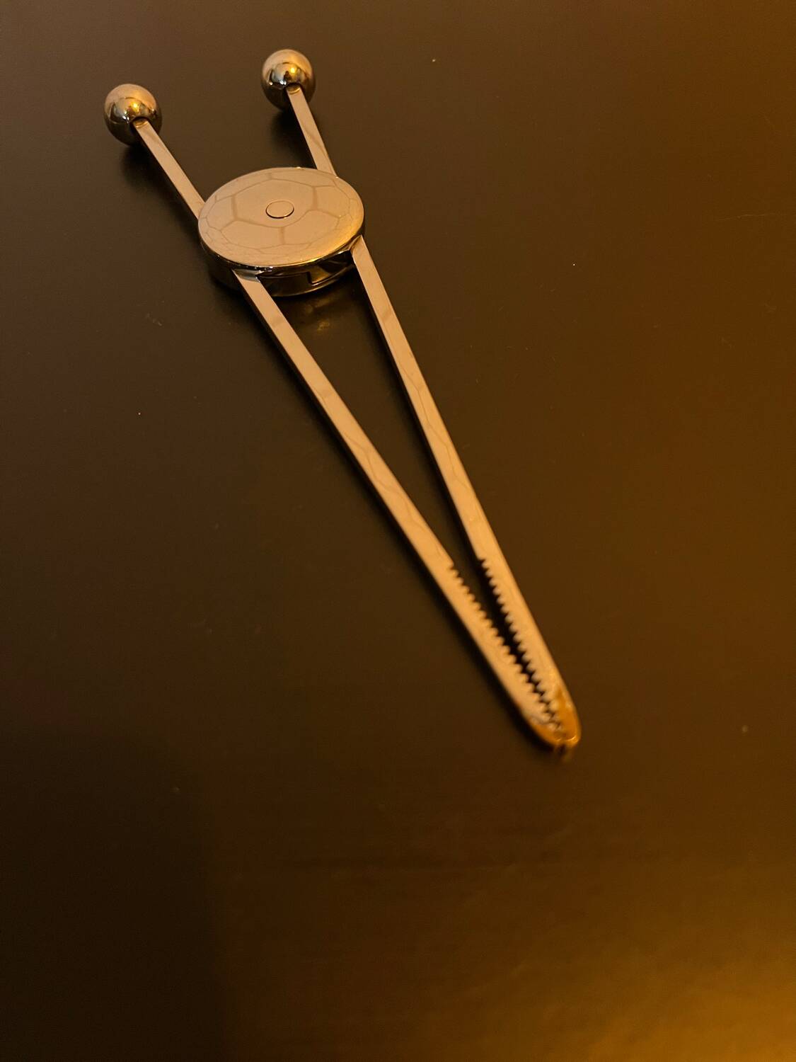 Adnet style sugar tongs or ice cube