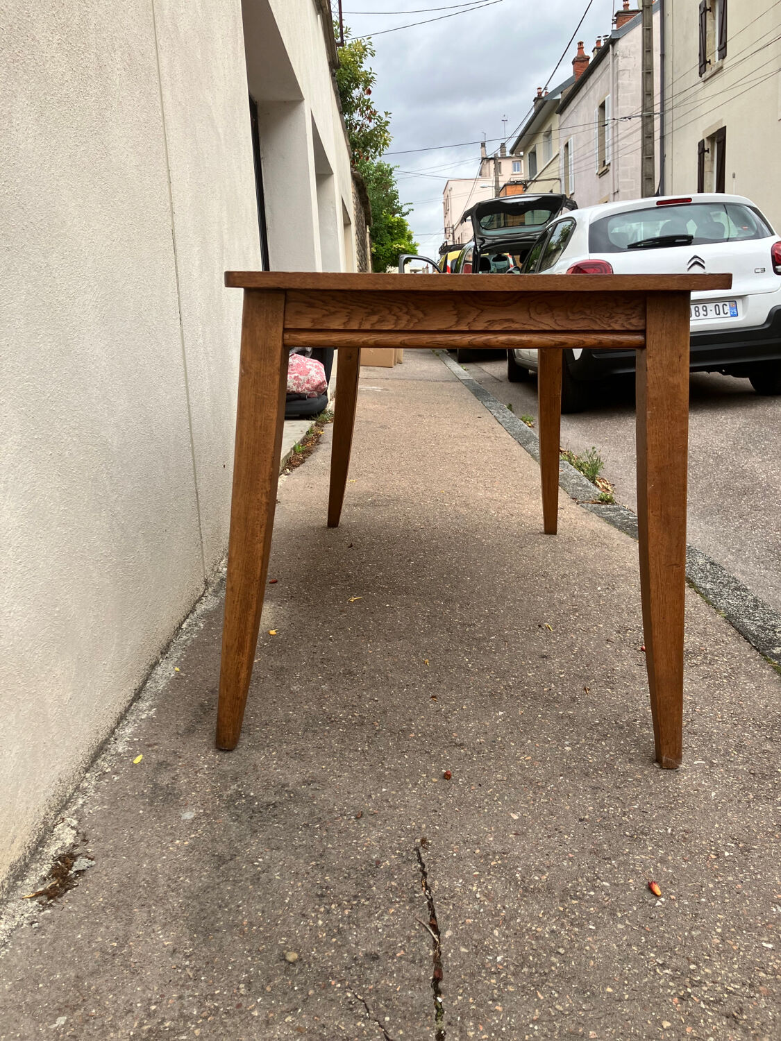 Scandinavian wood table