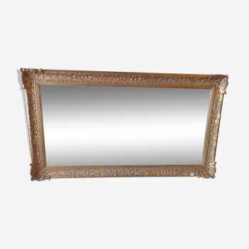 Miroir doré - 138 cm x 78 cm