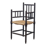 1930s Bobbin easy chair - High back