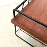 Wall-Mounted Nightstand – Mid-Century Teak