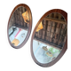 Duo of Scandinavian mirrors