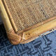 Chest of drawers in bamboo and braided wicker