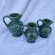 3 antique wine jugs