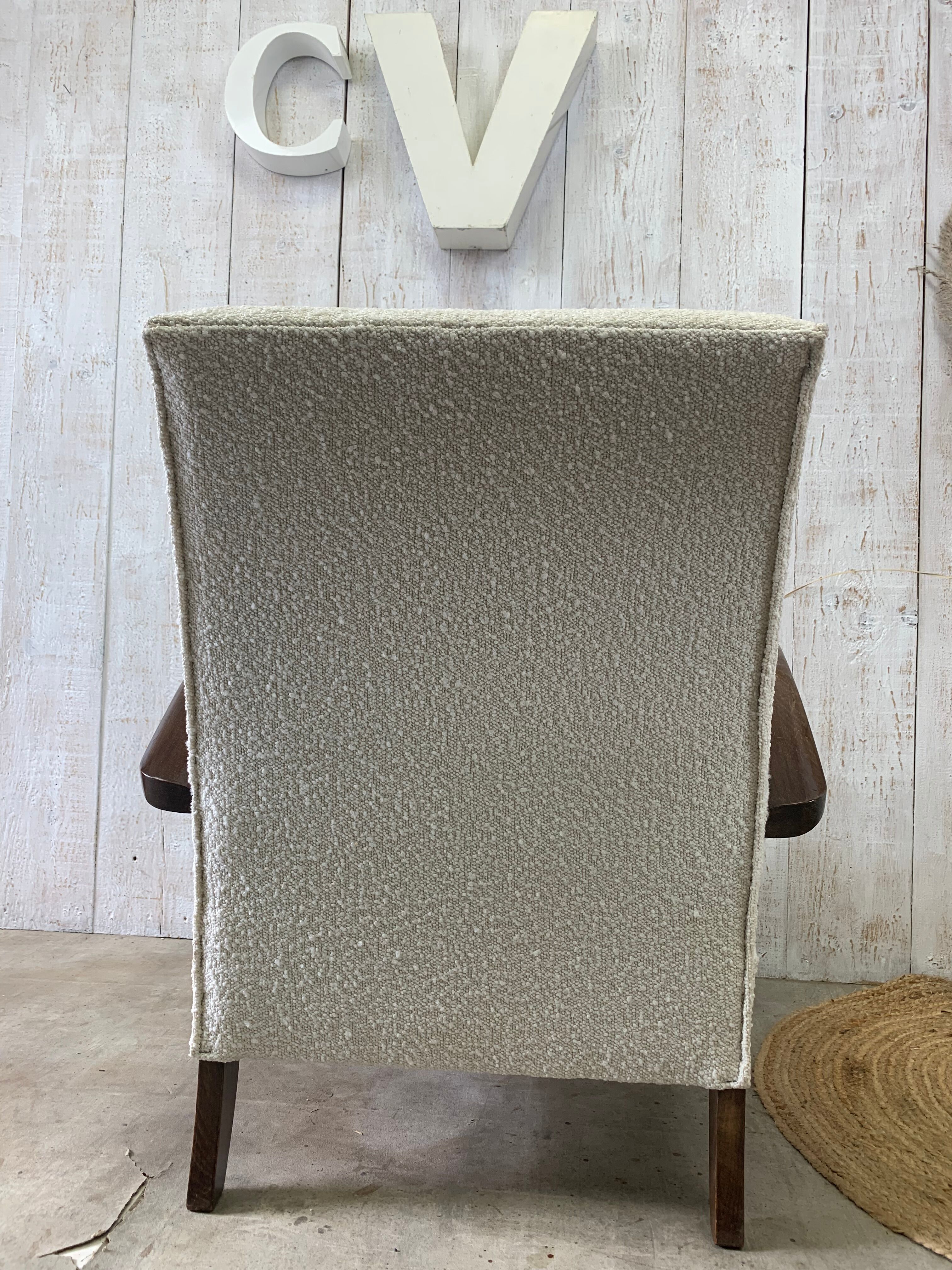 Fauteuil des années 50 restauré