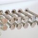 Vintage chrome-plated metal knife holder, 1970s