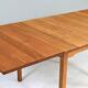 Scandinavian drop leaf dining table in oak, 1970s
