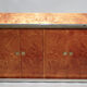 Buffet loupe laiton et chrome 1970
