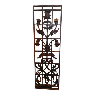 Cast iron door grille
