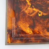 Vintage plexiglass tray 1970