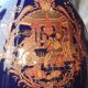Old Large Egg Porcelain Jewelry Box Set