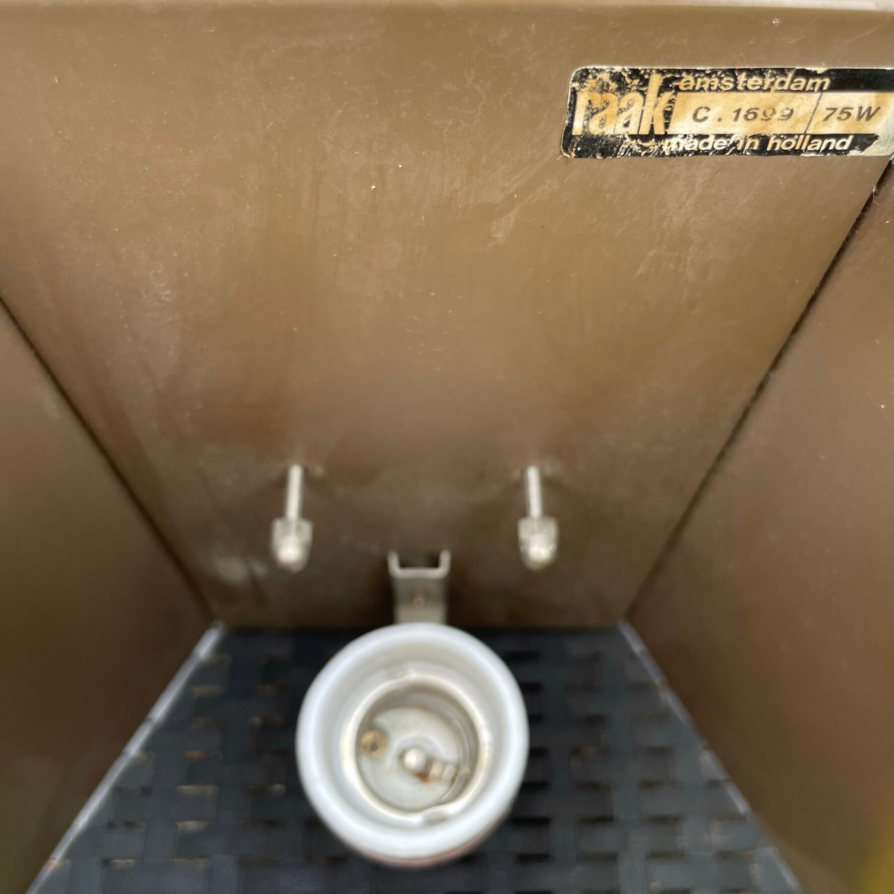 Glass wall lamp by Willem Van Oyen for RAAK Amsterdam, 1960