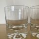 Kosta Boda Set of 4 Whiskey Glasses with Bubble Base