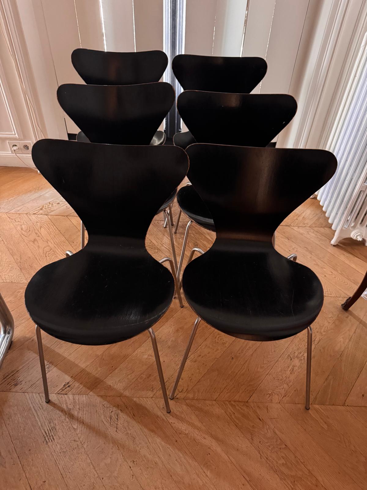 6 Ant Chair, Danish designer Fritz Hansen, 1968