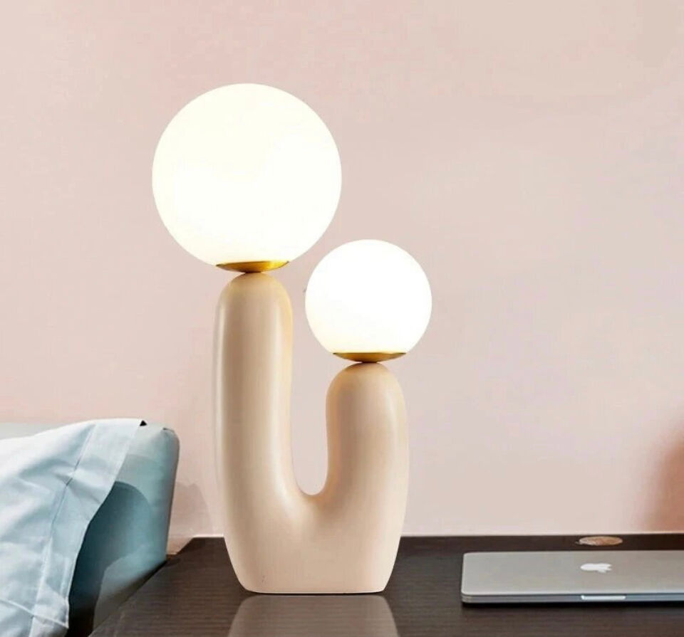 Nordic style double head table lamp