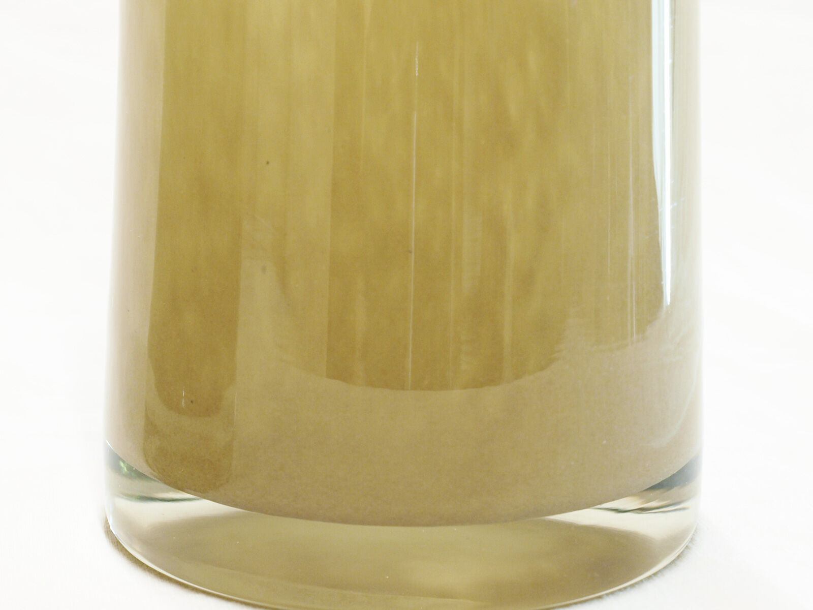Pair of glass vases in the shape of shells