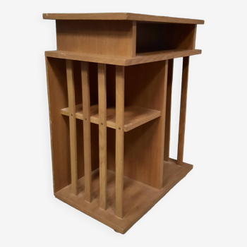 Bookcase on casters