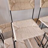 5 mulched italian chairs