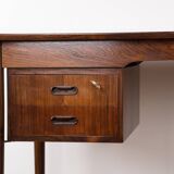 Bureau Danois en Palissandre par Arne Vodder 1960.