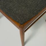 Teak and Wool Dining Chairs from Korup Stolefabrik, 1960s, Set of 4