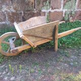Wheelbarrow raw wood