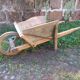 Wheelbarrow raw wood