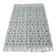 Nomadic Tunisian Berber rug, margoum kilim, ethnic in beige and blue wool.
