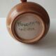 Ceramic vase with flower and wheat ears signed Fonck and Matéo (Vallauris) 1970s