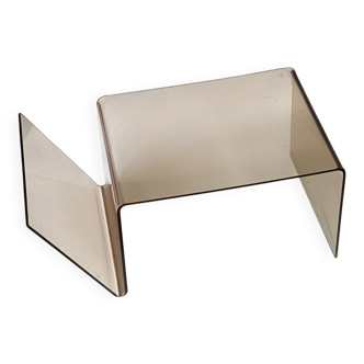 Smoked Plexiglas coffee table, 1970