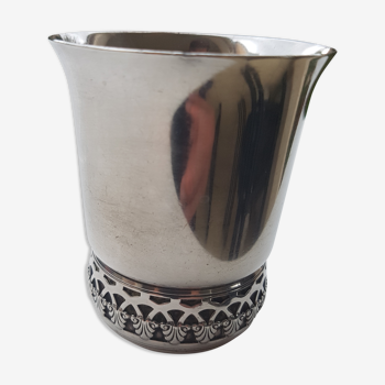 Cup in solid silver "medieval" 1950s