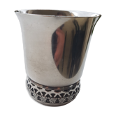 Timbale en argent massif "médiévale", années 1950