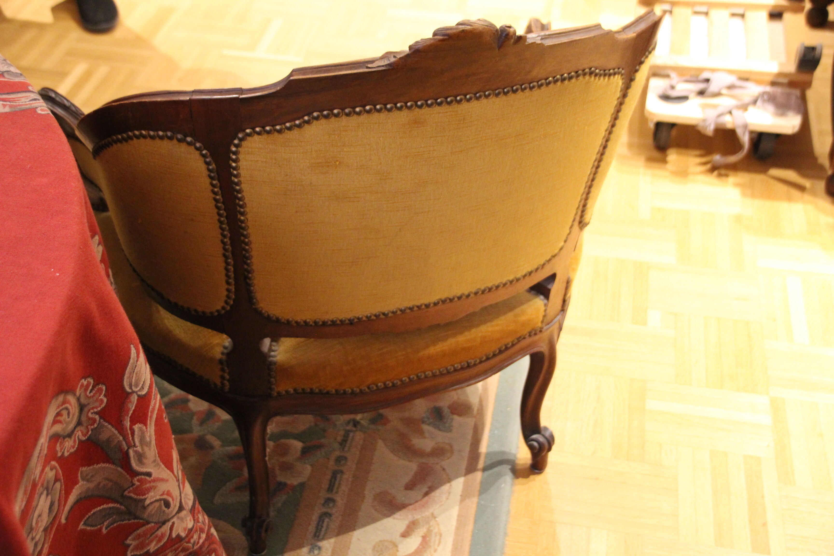 Paire de fauteuils bergères